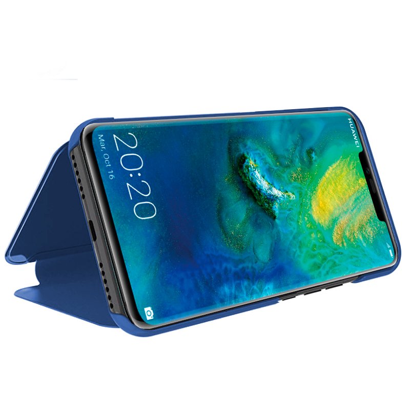 Funda Flip Cover Huawei Mate 20 Pro Clear View Azul