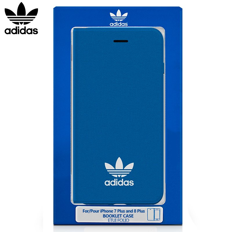 Funda Flip Cover iPhone 7 Plus / iPhone 8 Plus Licencia Adidas Azul