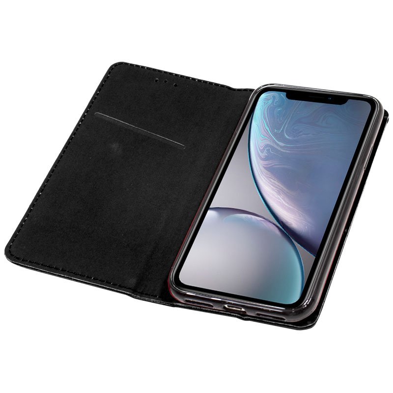 Funda Flip Cover iPhone XR Liso Negro