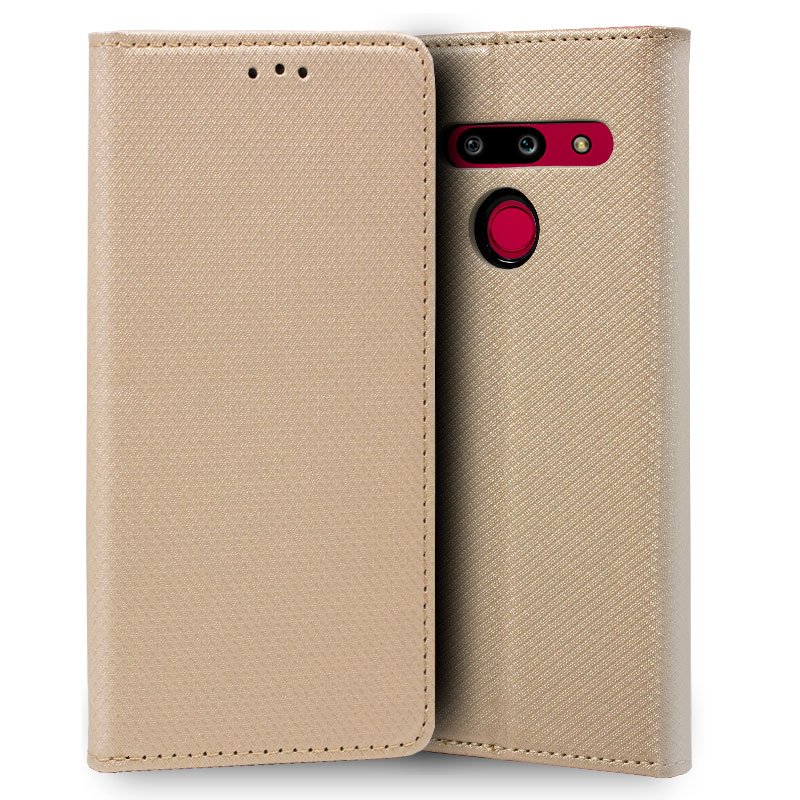 Cadorabo Custodia Libro Portafoglio Per LG G8 ThinQ - Pelle Sintetica, Chiusura Magnetica, Vani Carte E Funzione Stand - Colore Bruno Café