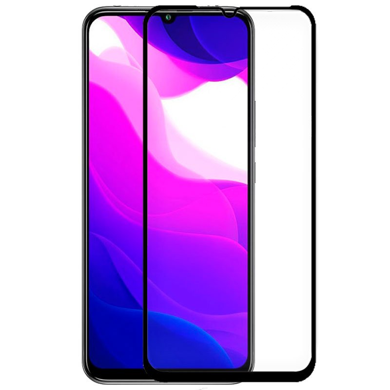 Protector Pantalla Cristal Templado COMPLETO NEGRO XIAOMI MI 10 LiTE GAMUZAS
