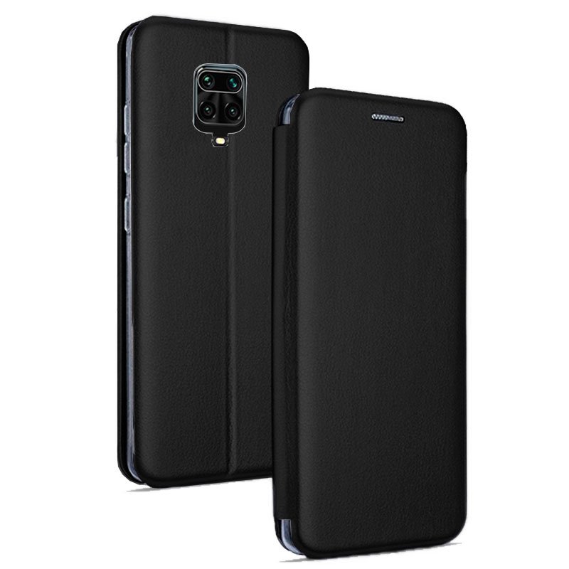 Funda Flip Cover Xiaomi Redmi Note 9S / 9 Pro Elegance Negro