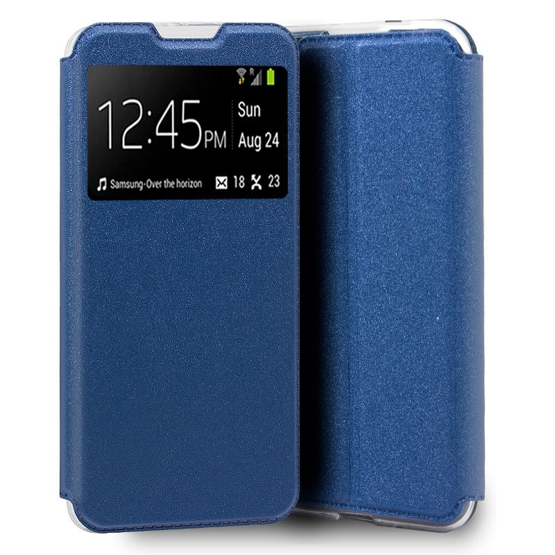 Funda Flip Cover Xiaomi Redmi 9A Liso Azul