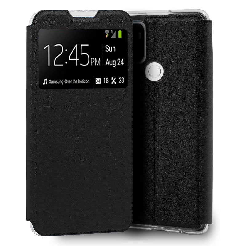 Funda Flip Cover Oppo A53 / A53s Liso Negro