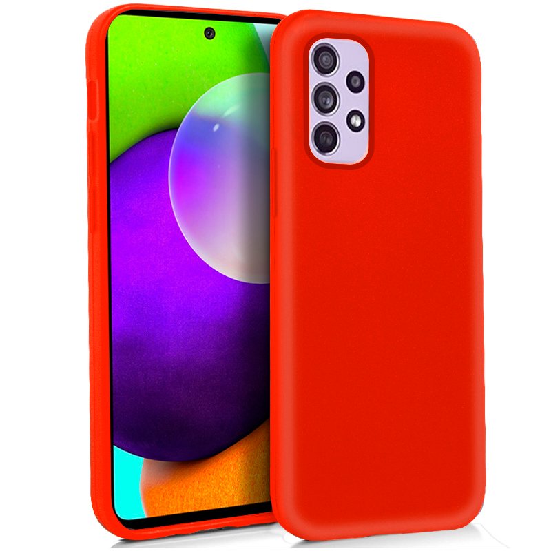 Funda Silicona Líquida Ultra Suave Samsung Galaxy A52 / A52 5g / A52s 5g  Color Roja con Ofertas en Carrefour