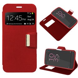 Funda Flip Cover Sony Xperia XA Liso Rojo