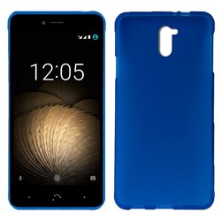 Funda Silicona BQ Aquaris U Plus (Azul)