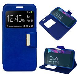 Funda Flip Cover Sony Xperia XZ Liso Azul