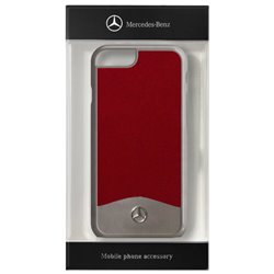Carcasa iPhone 7 / iPhone 8 Licencia Mercedes-Benz Aluminio Rojo