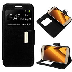 Funda Flip Cover Samsung A320 Galaxy A3 (2017) Liso Negro