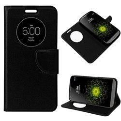 Funda Flip Cover LG G5 Liso Negro