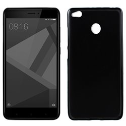 Funda Silicona Xiaomi Redmi 4X / 4X Pro (Negro)