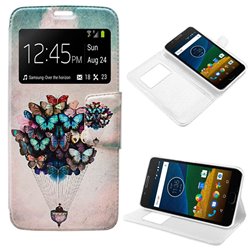 Funda Flip Cover Motorola Moto G 5ª Generación Dibujos Mariposas