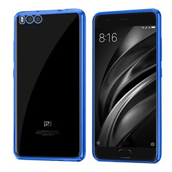 Carcasa Xiaomi Mi 6 Borde Metalizado (Azul)