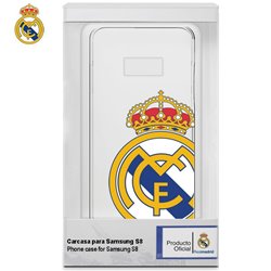 Carcasa Samsung G950 Galaxy S8 Licencia Fútbol Real Madrid Transparente