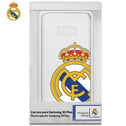 Carcasa Samsung G955 Galaxy S8 Plus Licencia Fútbol Real Madrid Transparente