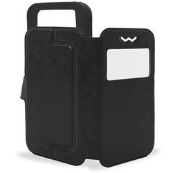 Funda Universal Flip Cover 5.1 - 5.3 pulg Liso Negro