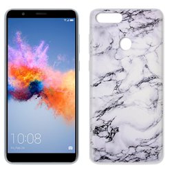 Carcasa Huawei Honor 7X Dibujos Mármol Blanco