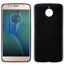 Funda Silicona Motorola Moto G5S Plus (Negro)