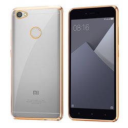 Carcasa Xiaomi Redmi Note 5A / Note 5A Prime Borde Metalizado (Dorado)