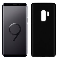 Funda Silicona Samsung G965 Galaxy S9 Plus (Negro)