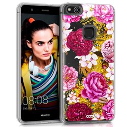 Carcasa Huawei P10 Lite Glitter Flores