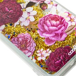 Carcasa Huawei P10 Lite Glitter Flores