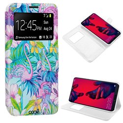 Funda Flip Cover Huawei P20 Pro Dibujos Flamencos