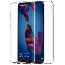 Funda Silicona 3D Huawei P20 (Transparente Frontal + Trasera)