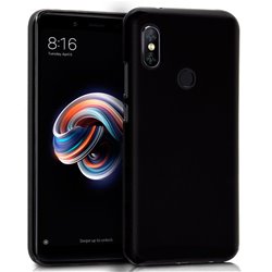 Funda Silicona Xiaomi Redmi Note 5 / Note 5 Pro (Negro)