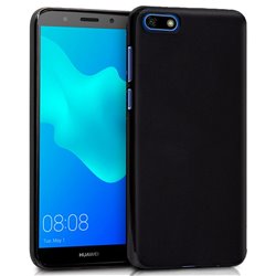 Funda Silicona Huawei Y5 (2018) / Honor 7S (Negro)