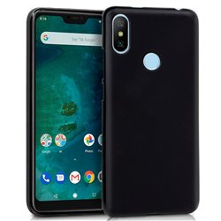 Funda Silicona Xiaomi Mi A2 Lite / 6 Pro (Negro)