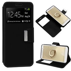 Funda Flip Cover Alcatel 1C Liso Negro