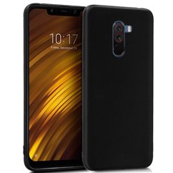 Funda Silicona Xiaomi Pocophone F1 (Negro)