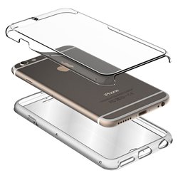 Funda Silicona 3D iPhone XR (Transparente Frontal + Trasera)