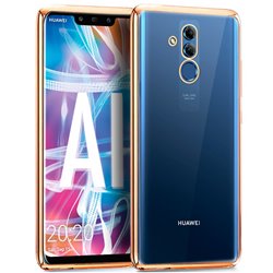 Carcasa Huawei Mate 20 Lite Borde Metalizado (Dorado)