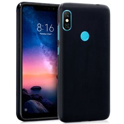 Funda Silicona Xiaomi Redmi Note 6 Pro (Negro)