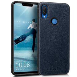 Carcasa Huawei P Smart Plus Leather Piel Marino