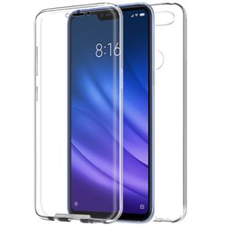 Funda Silicona 3D Xiaomi Mi 8 Lite (Transparente Frontal + Trasera)