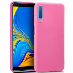 Funda Silicona Samsung A750 Galaxy A7 (Rosa)