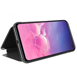 Funda Flip Cover Samsung G970 Galaxy S10e Clear View Negro