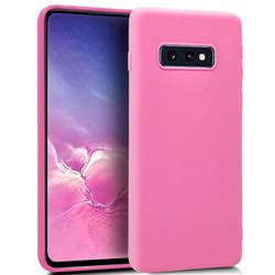 Funda Silicona Samsung G970 Galaxy S10e (Rosa)