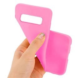 Funda Silicona Samsung G975 Galaxy S10 Plus (Rosa)