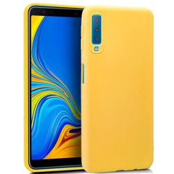 Funda Silicona Samsung A750 Galaxy A7 (Amarillo)