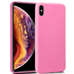 Funda Silicona iPhone XS Max (Rosa)