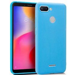 Funda Silicona Xiaomi Redmi 6 / 6A (Celeste)