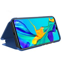 Funda Flip Cover Huawei P30 Clear View Azul