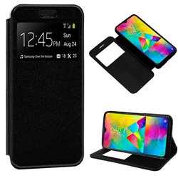 Funda Flip Cover Samsung M205 Galaxy M20 Liso Negro