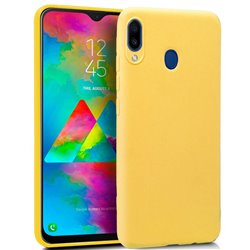 Funda Silicona Samsung M205 Galaxy M20 (Amarillo)