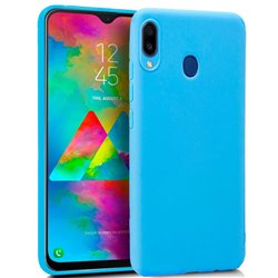 Funda Silicona Samsung M205 Galaxy M20 (Celeste)